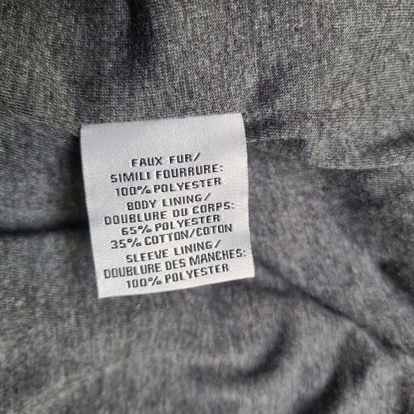 Bagatelle Collection Faux Fur Jacket Womens S Burgundy/Plum Zip Pocket Soft - Picture 10 of 10